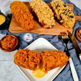 Hình ảnh Bánh Mì Trứng Muối Tan Chảy