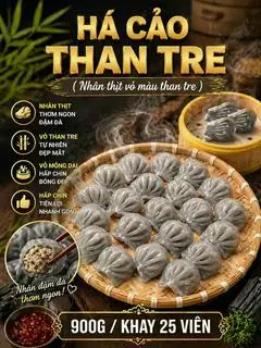 Hình ảnh há cảo than tre