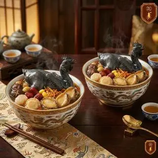 Hình ảnh Combo 3 - 2 món gà ác tiềm bào ngư ngự thiện