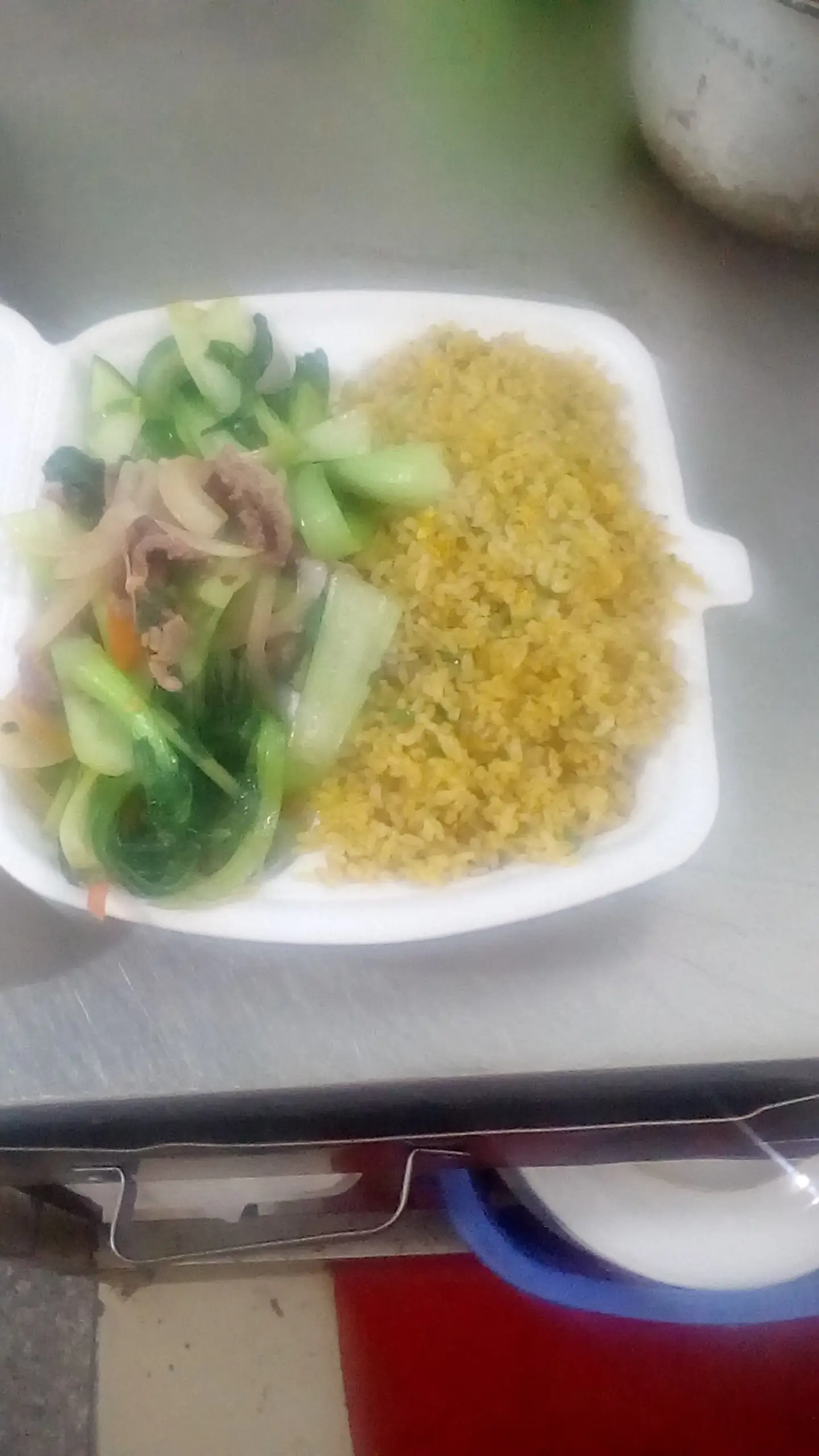 Hình ảnh com rang cai bo