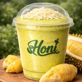 Hình ảnh Sinh tố bơ sầu riêng mật ong