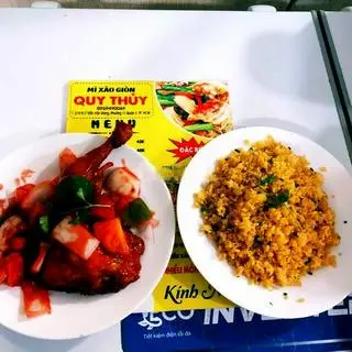 Hình ảnh Cơm gà sốt chua ngọt