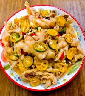 Hình ảnh chân gà rút xương ngâm xả tắc