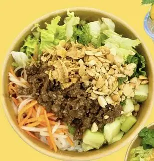 Hình ảnh Bún trộn bò Nam Bộ