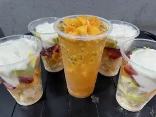 Hình ảnh trà xoài chanh leo 