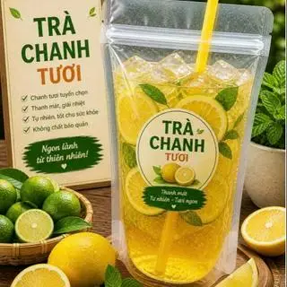 Hình ảnh Trà chanh tươi túi zip