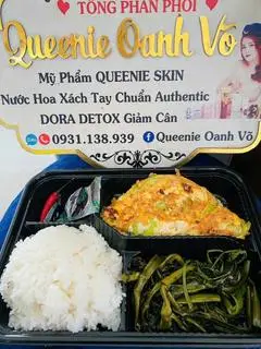 Hình ảnh cơm khổ qua đúc trứng thịt bằm