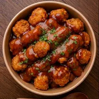 Hình ảnh Gà viên sốt BBQ