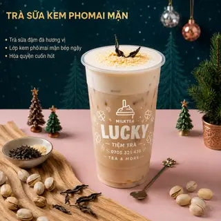 Hình ảnh Trà sữa kem phô mai mặn