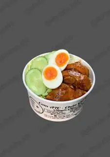 Hình ảnh Cơm Chân Giò Đầy Đủ 