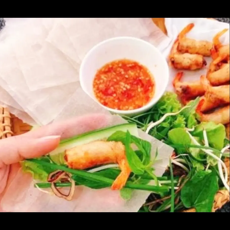 Hình ảnh Chả ram tôm đất size lớn phần 6 cuốn