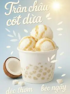 Hình ảnh Sữa Chua Trân Châu Cốt Dừa