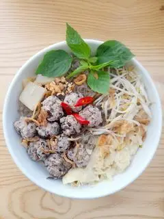 Hình ảnh Bún mọc trộn