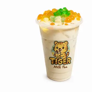 Hình ảnh Trà sữa Thái xanh fulltopping