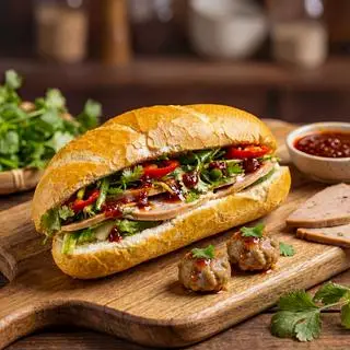 Hình ảnh Bánh Mì Đặc Biệt( Full topping+ Xíu Mại)