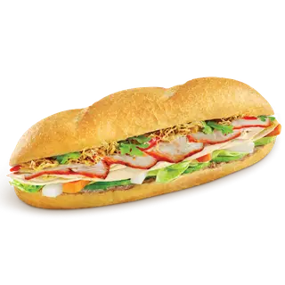 Hình ảnh Bánh mì xá xíu