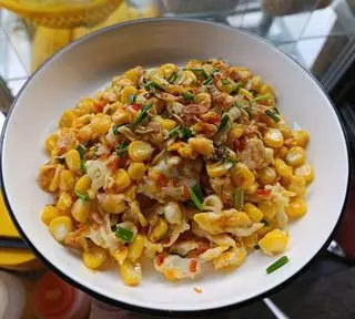 Hình ảnh BẮP NẾP XÀO TRỨNG