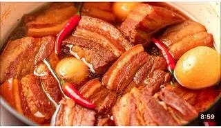 Hình ảnh Cơm thịt kho trứng - rau xào - canh