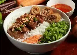 Hình ảnh Bún thịt nướng chả giò