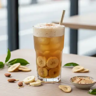 Hình ảnh Olong chuối hạnh nhân