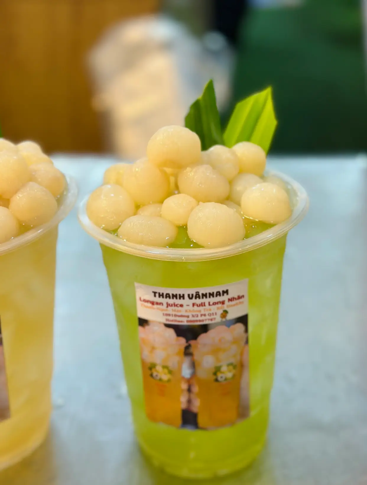 Hình ảnh NƯỚC LONG NHÃN XANH LÁ DỨA NHỎ
