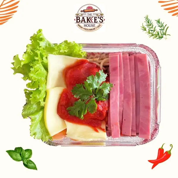 Hình ảnh Mì Ý phô mai- thịt jambon