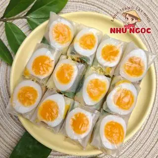 Hình ảnh Bánh Tráng Cuốn Trứng Lòng Đào
