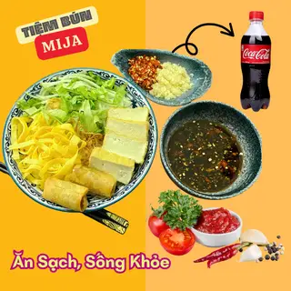Hình ảnh Bún nước tương Đậu - Chả - Trứng
