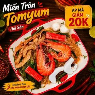 Hình ảnh Miến Trộn Thái TomYum Hải Sản