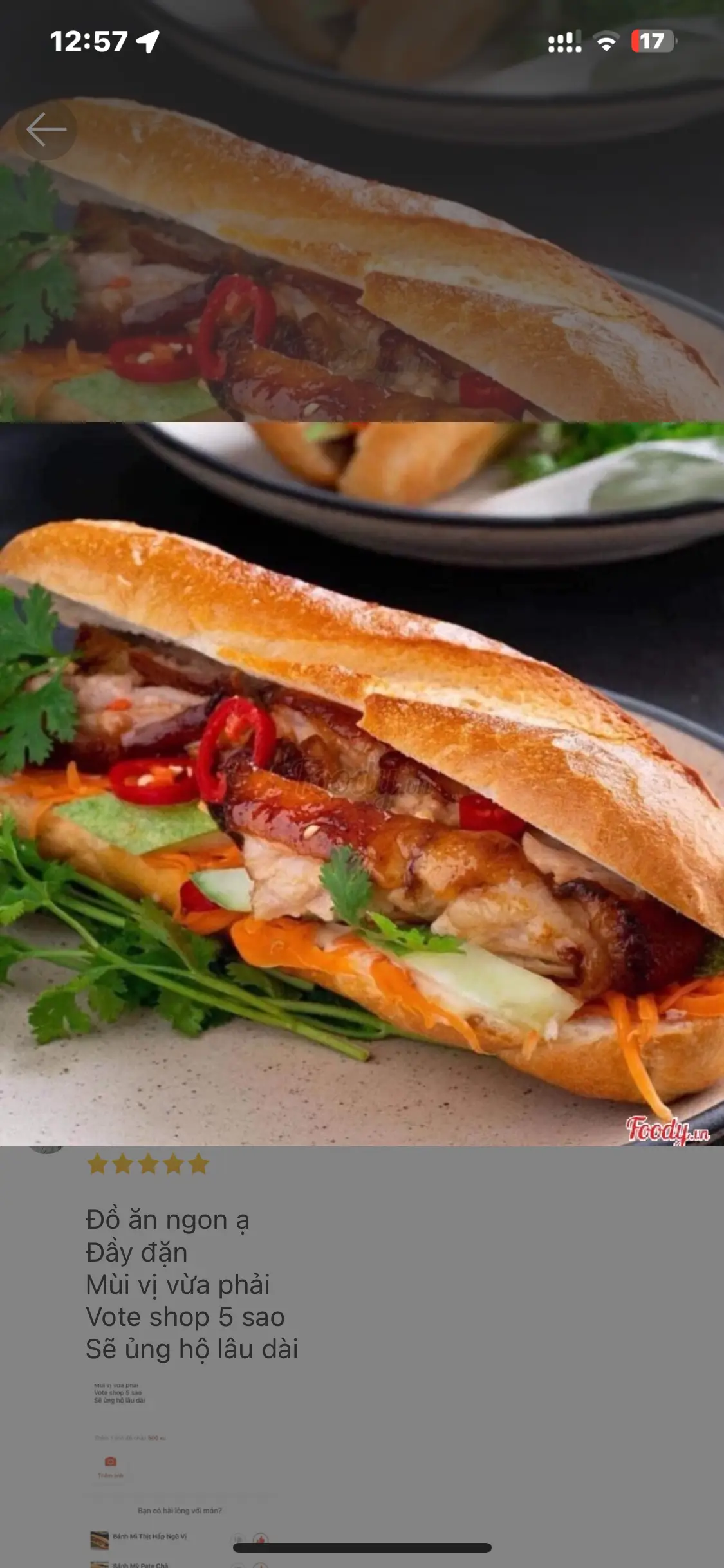Hình ảnh Bánh Mì Thịt Heo Quay