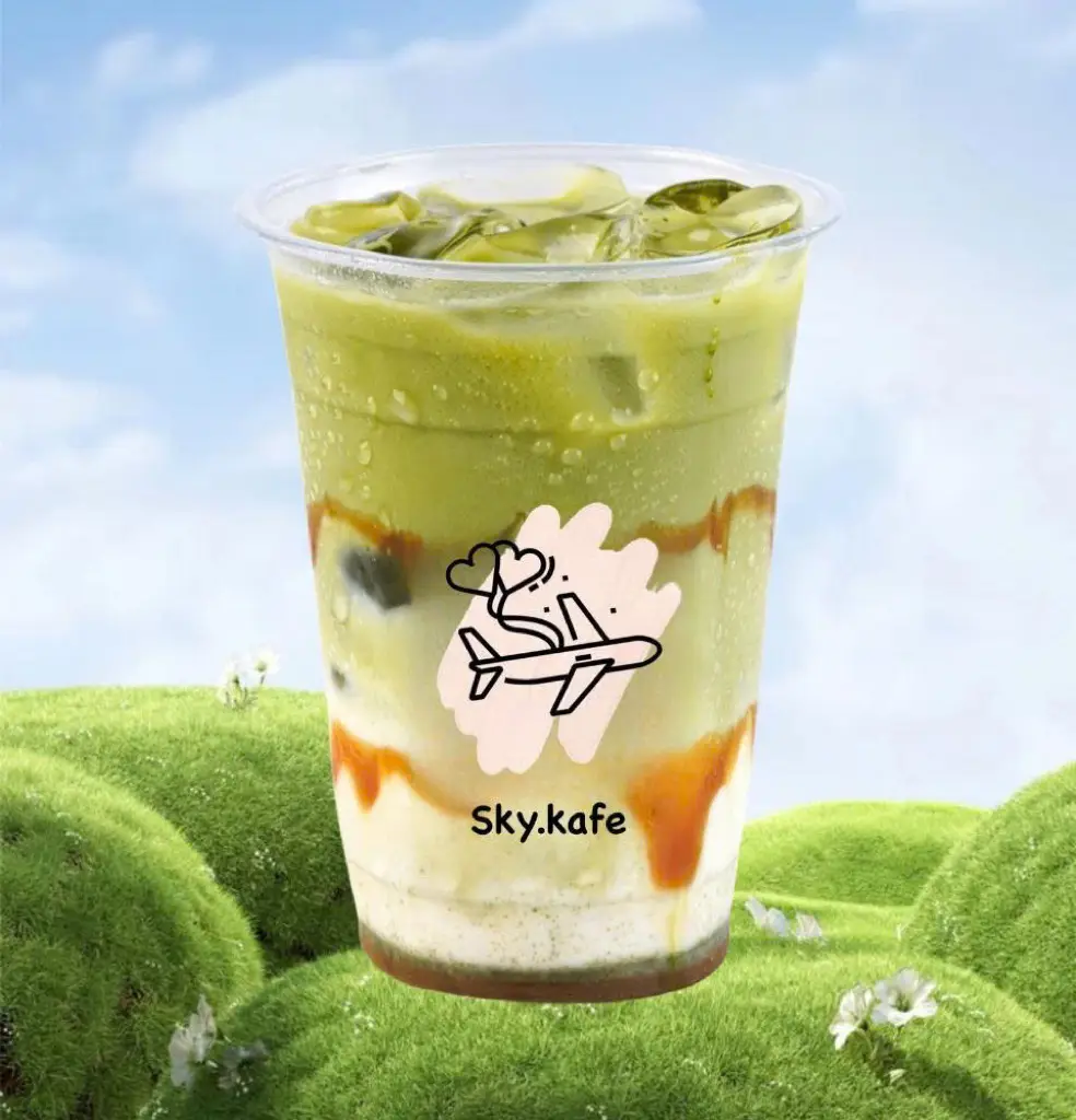 Hình ảnh matcha caramel latte