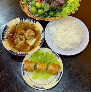 Hình ảnh Combo 1: bún chả  -  nem rán