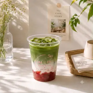 Hình ảnh Matcha Latte Dâu