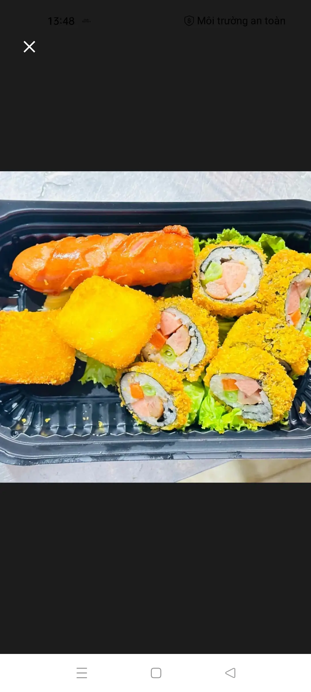 Hình ảnh combo 1xúc xích,2 bánh sữa chiên,1 gimbap