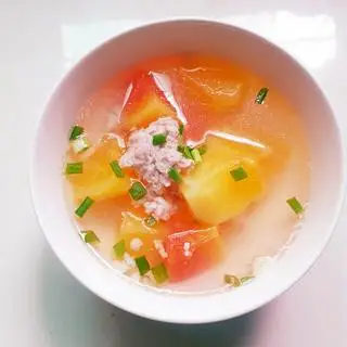 Hình ảnh Canh Đu Đủ Thịt Xay 
