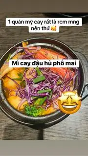 Hình ảnh Mì Cay Khô Đậu Hủ Phô Mai