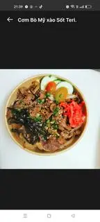 Hình ảnh Cơm Bò Mỹ xào sốt Teriyaki.