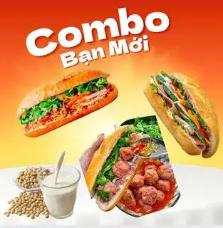 Hình ảnh COMBO 3 người: Bánh Mì Gà Xé + Thịt Muối +  Xíu Mại + 3 ly sữa đậu