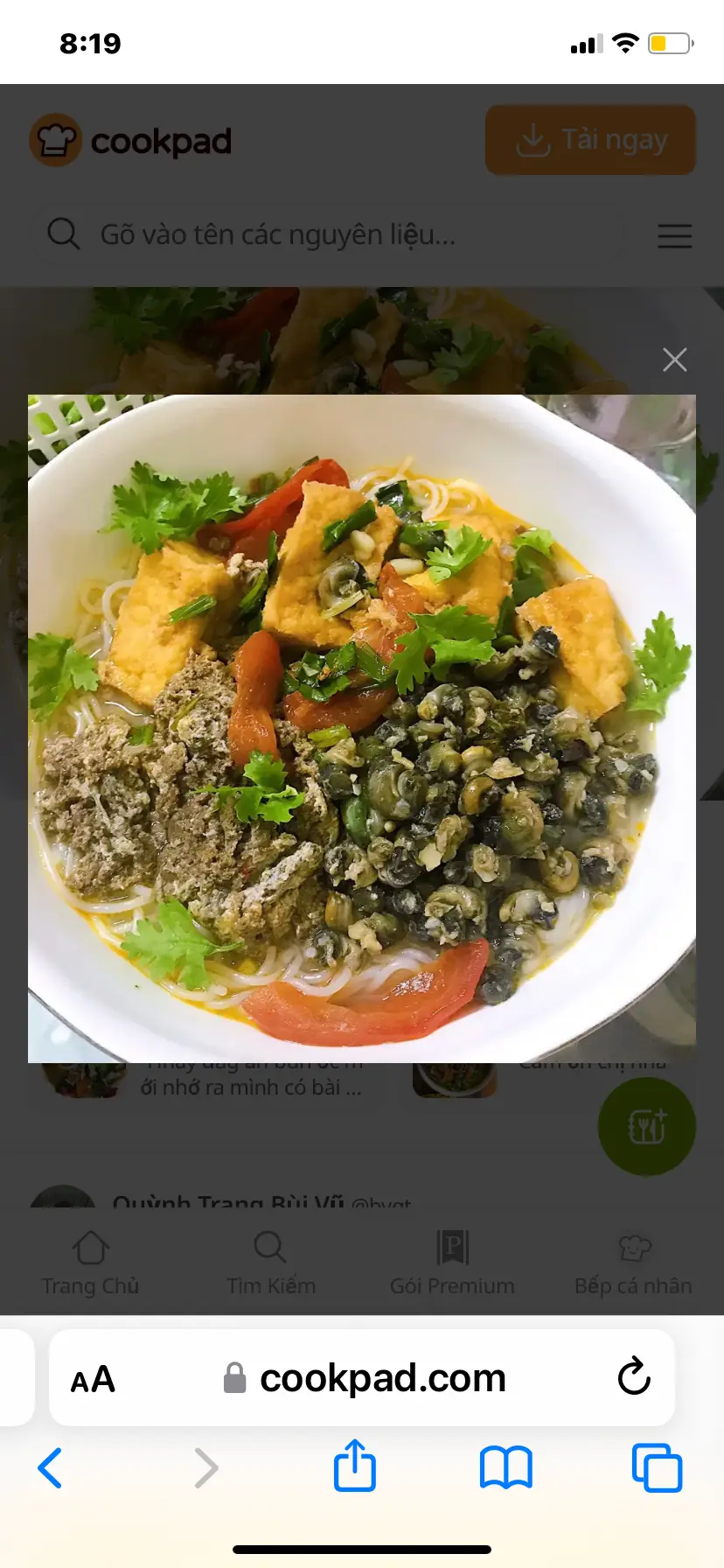 Hình ảnh Bún riêu ốc