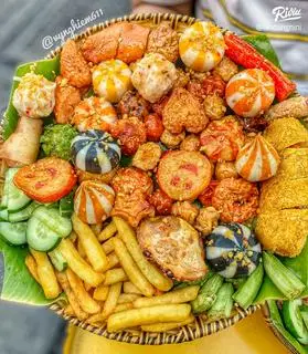 Hình ảnh Cá viên chiên thập cẩm vừa (size M)