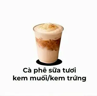 Hình ảnh Cf sữa tươi kem muối/kem trứng