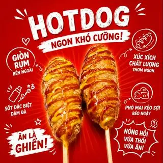 Hình ảnh Hotdog Kiki handmade vị truyền thống
