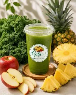 Hình ảnh (D5) Táo - thơm - cải kale 