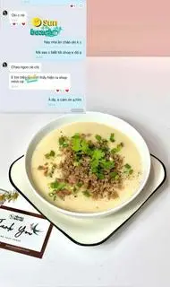 Hình ảnh Cháo tổ yến thịt bằm đậu xanh 