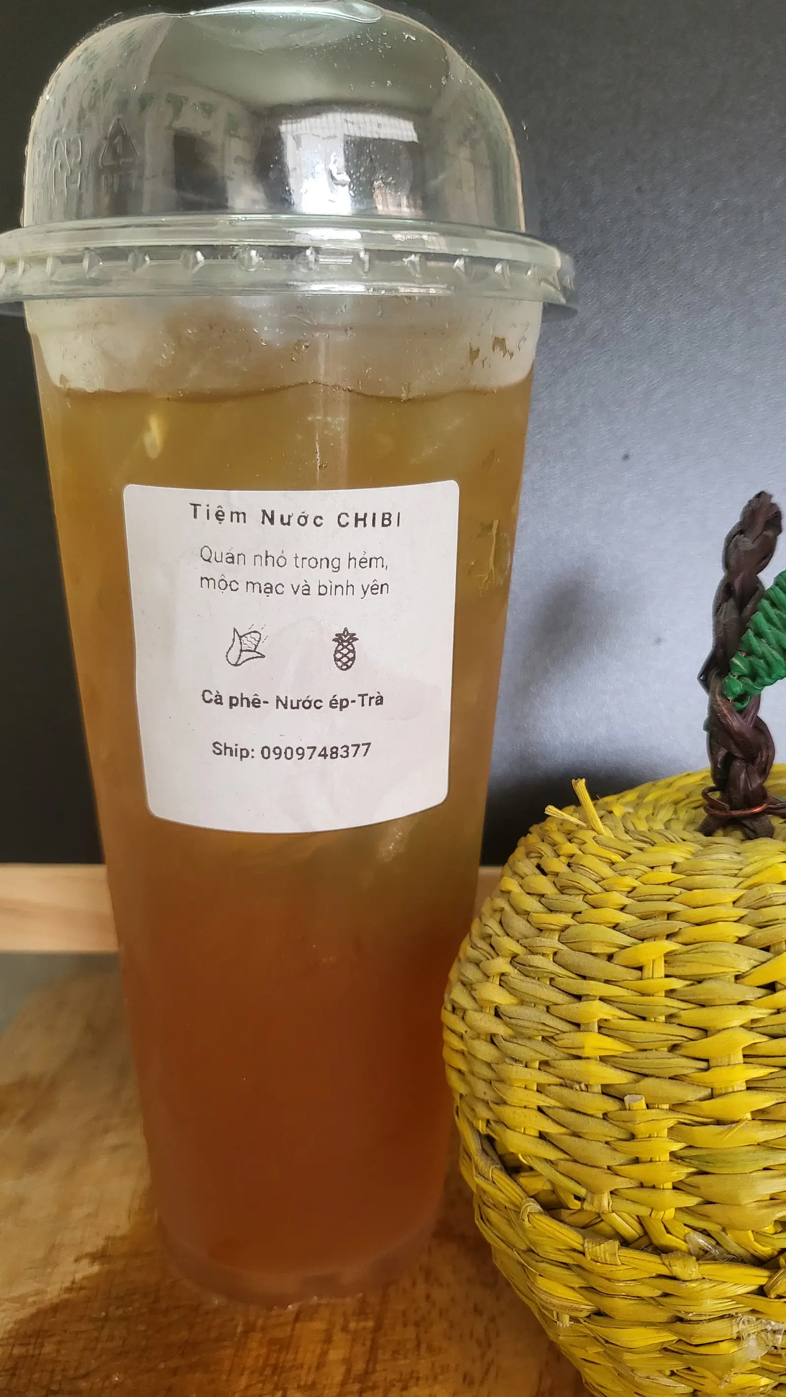 Hình ảnh Trà chanh tươi( tặng thạch lá dứa 0đ)