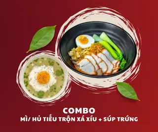 Hình ảnh COMBO TRỘN XÁ XÍU + SÚP TRỨNG