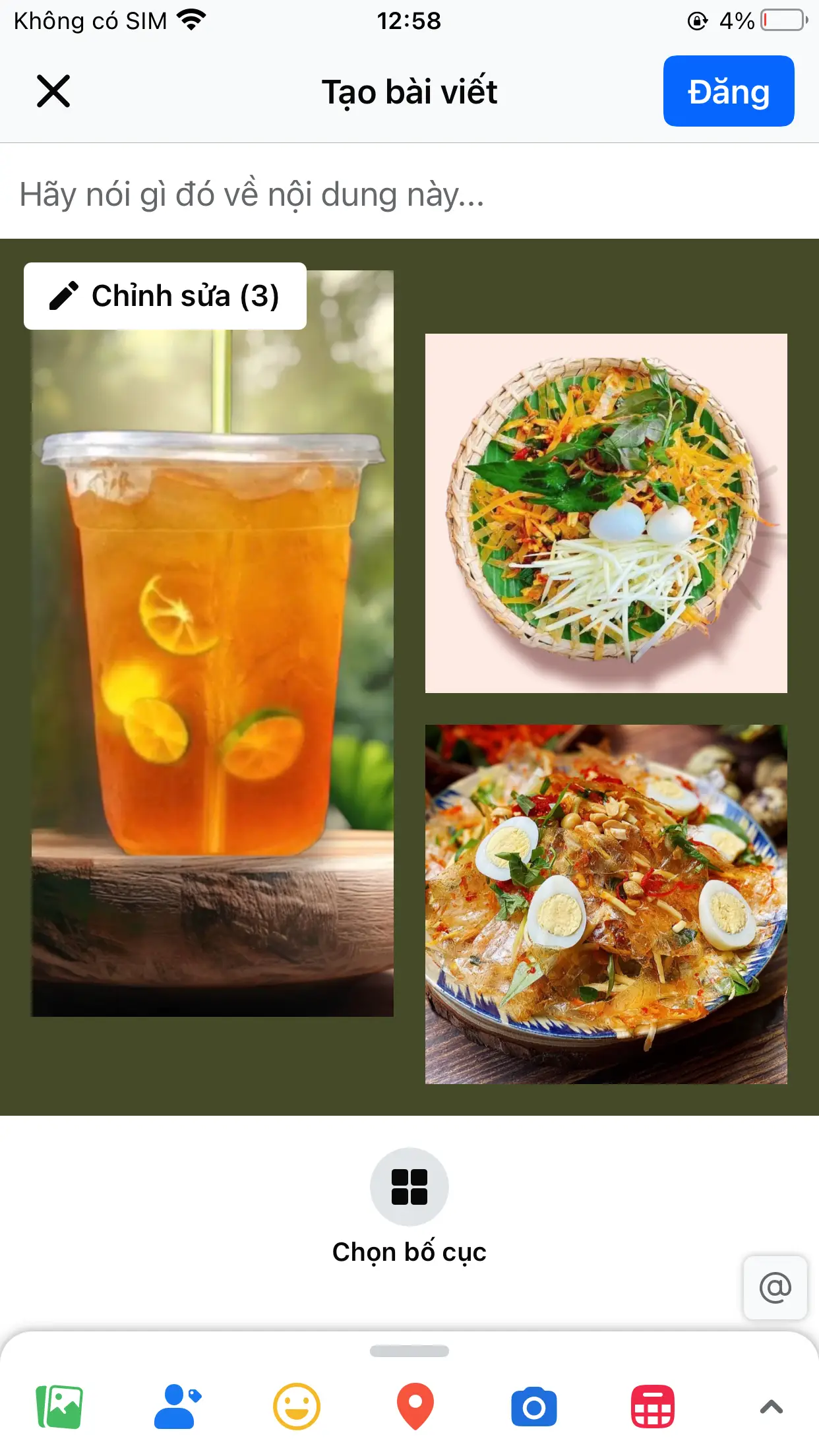 Hình ảnh Combo trộn phơi sương - bánh tráng trộn sợi - trà tắc