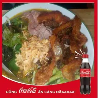 Hình ảnh Bánh Đa Cá + Coca
