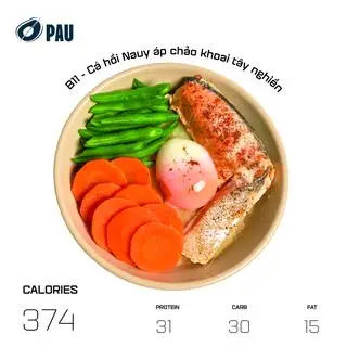 Hình ảnh B11 - Cá hồi Nauy áp chảo khoai tây nghiền 