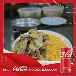Hình ảnh Cơm rang dưa bò + Coca